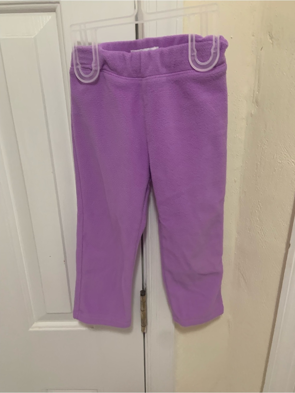 Kids Lavender Fleece Joggers - Cozy Pull-On Pants